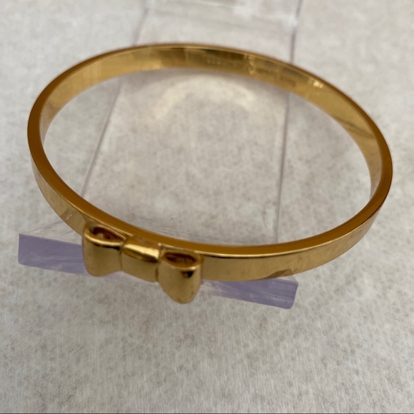 Kate Spade Take a Bow goldstone bangle bracelet - Picture 2 of 4